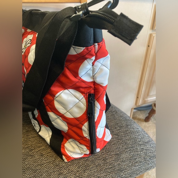 Disney Minnie Mouse Shoulder Travel Bag Large w/Detachable Strap, NWOT, Cute! - Picture 4 of 9